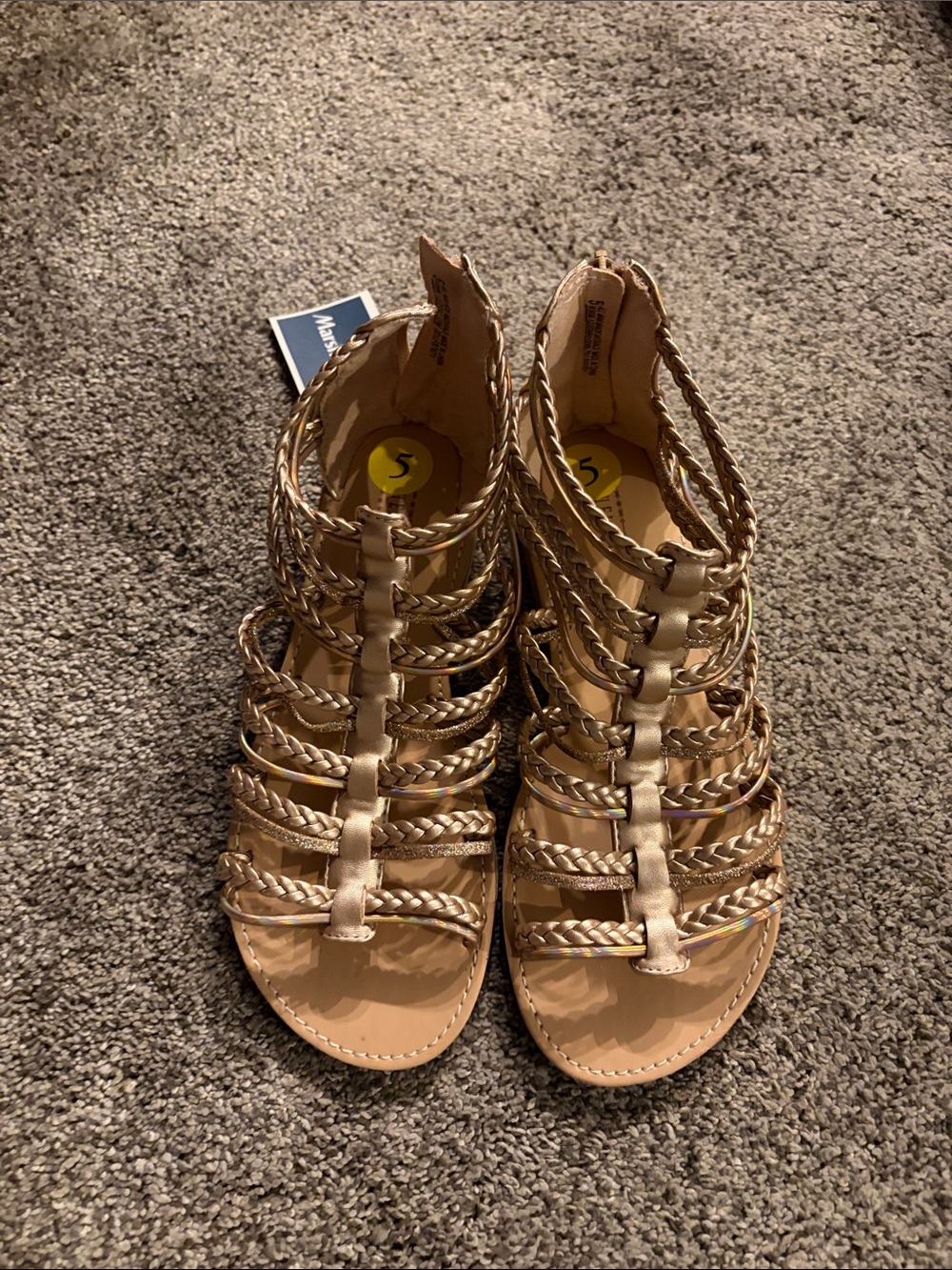 Seychelles Braided Gladiator Sandals - Tan